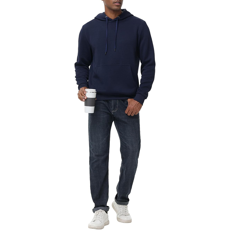hongfeng’s custom heavyweight hoodie offers durable textured fabric for ultimate comfort and style.